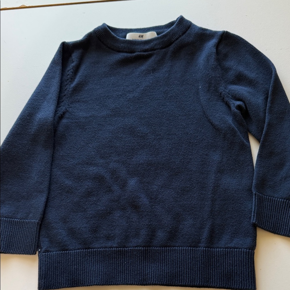 H&M Navy Knit Pullover